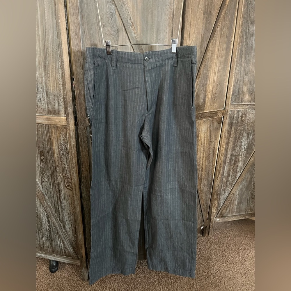 Banana republic gray pants, size 35/32